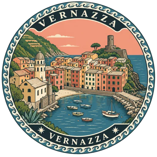 Vernazza travel stamp