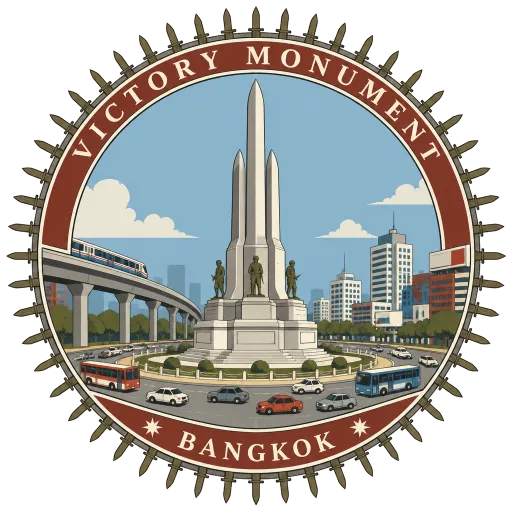 Victory Monument travel stamp