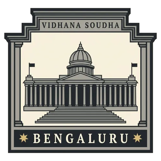Vidhana Soudha travel stamp