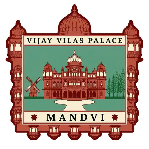 Vijay Vilas Palace travel stamp