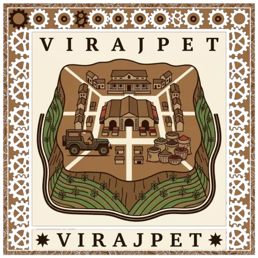 Virajpet travel stamp