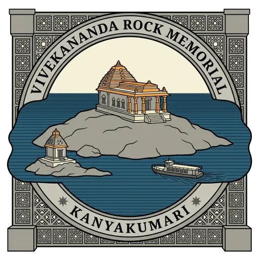Vivekananda Rock Memorial travel stamp