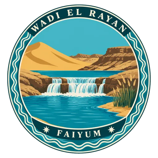 Wadi El Rayan travel stamp