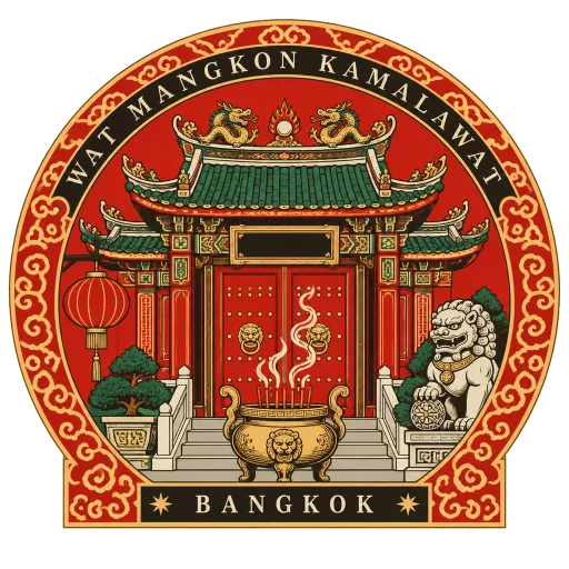 Wat Mangkon Kamalawat travel stamp