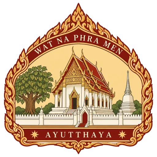 Wat Na Phra Men travel stamp