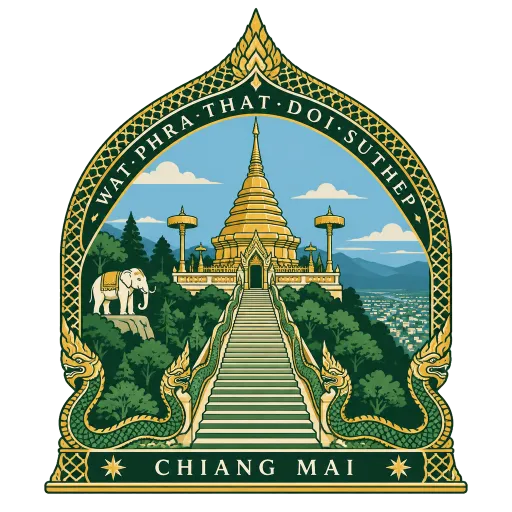 Wat Phra That Doi Suthep travel stamp