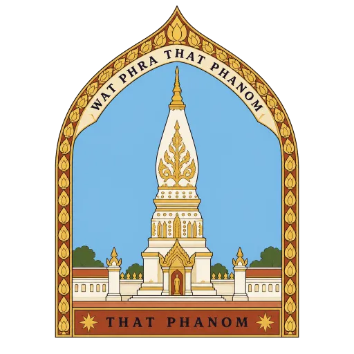Wat Phra That Phanom travel stamp