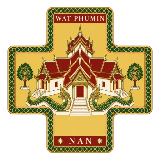 Wat Phumin travel stamp
