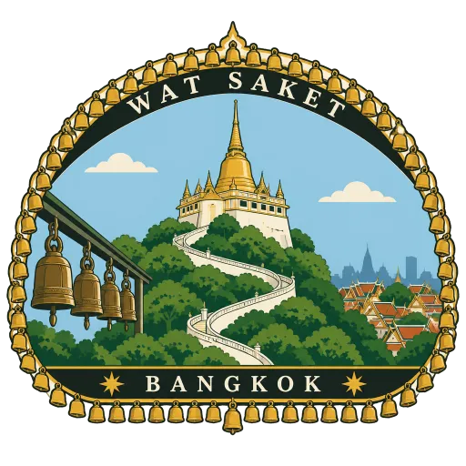 Wat Saket travel stamp