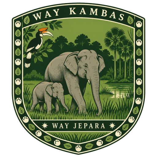Way Kambas National Park travel stamp