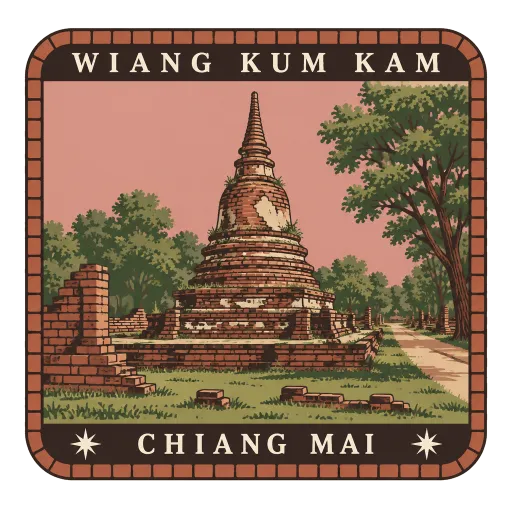 Wiang Kum Kam travel stamp