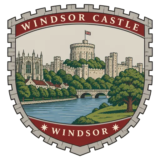 Windsor Castle travel stamp