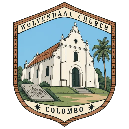 Wolvendaal Church travel stamp