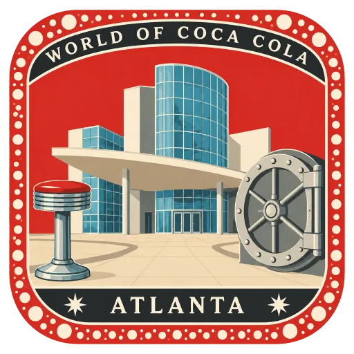 World of Coca-Cola travel stamp