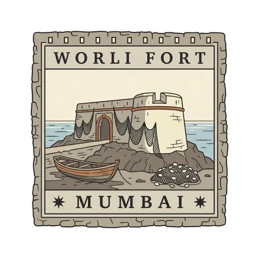 Worli Fort travel stamp