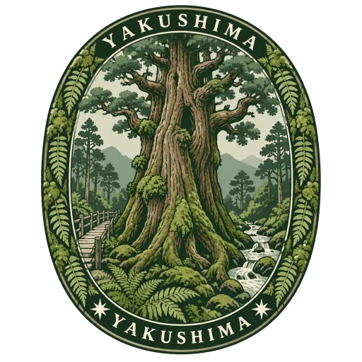 Yakushima travel stamp