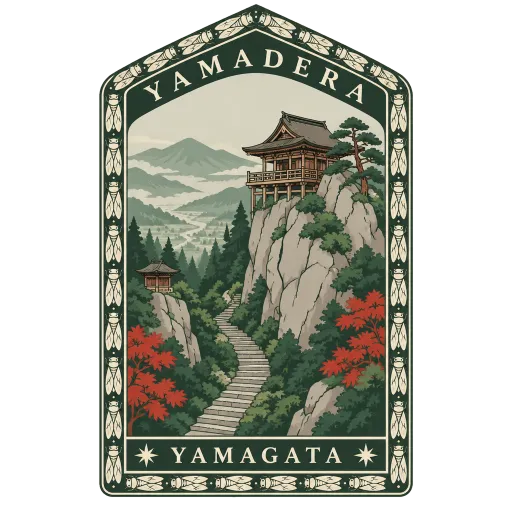 Yamadera travel stamp