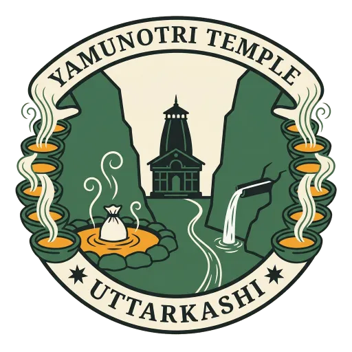Yamunotri Temple travel stamp