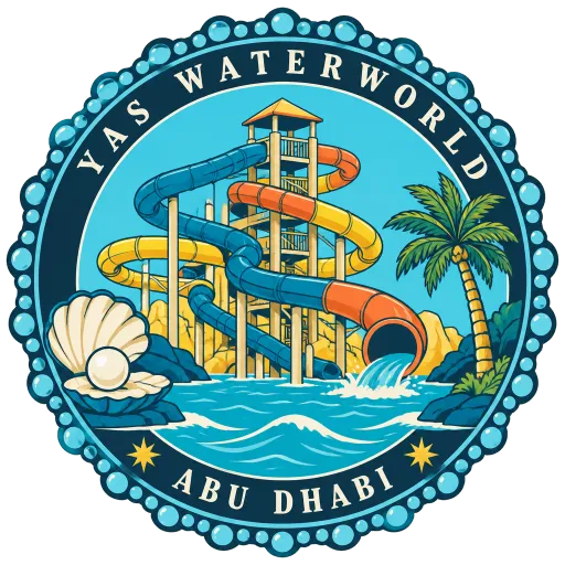Yas Waterworld travel stamp