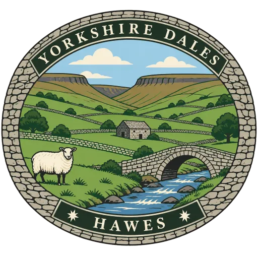 Yorkshire Dales travel stamp