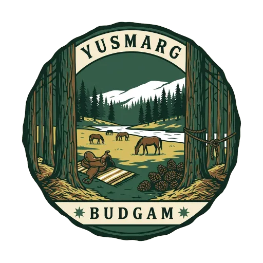Yusmarg travel stamp