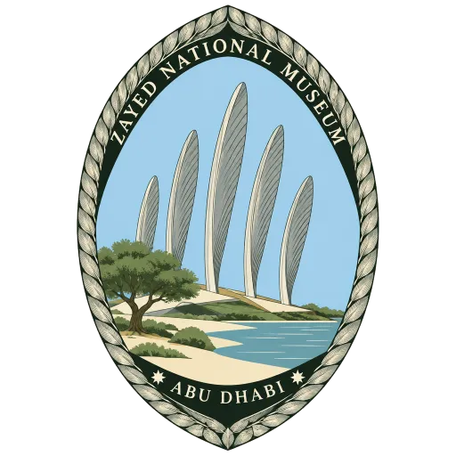 Zayed National Museum travel stamp
