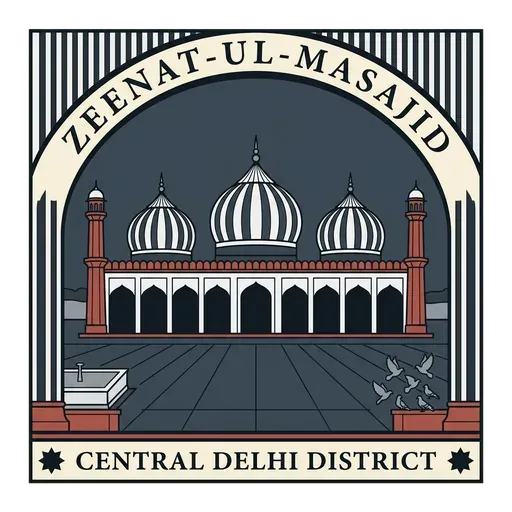 Zeenat-ul-Masajid travel stamp