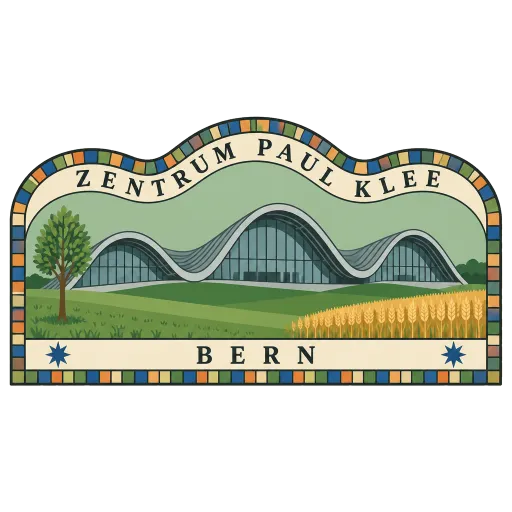 Zentrum Paul Klee travel stamp