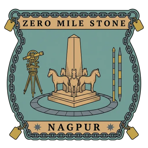 Zero Mile Stone travel stamp
