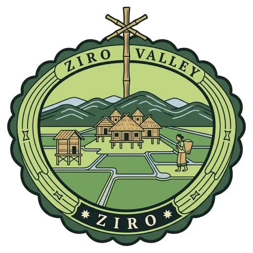 Ziro Valley travel stamp