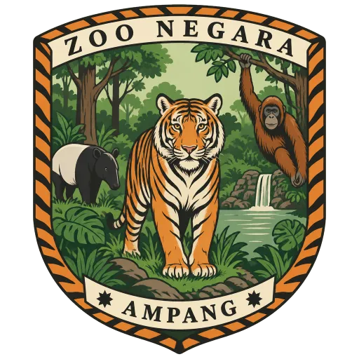 Zoo Negara travel stamp