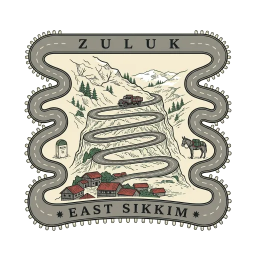 Zuluk travel stamp